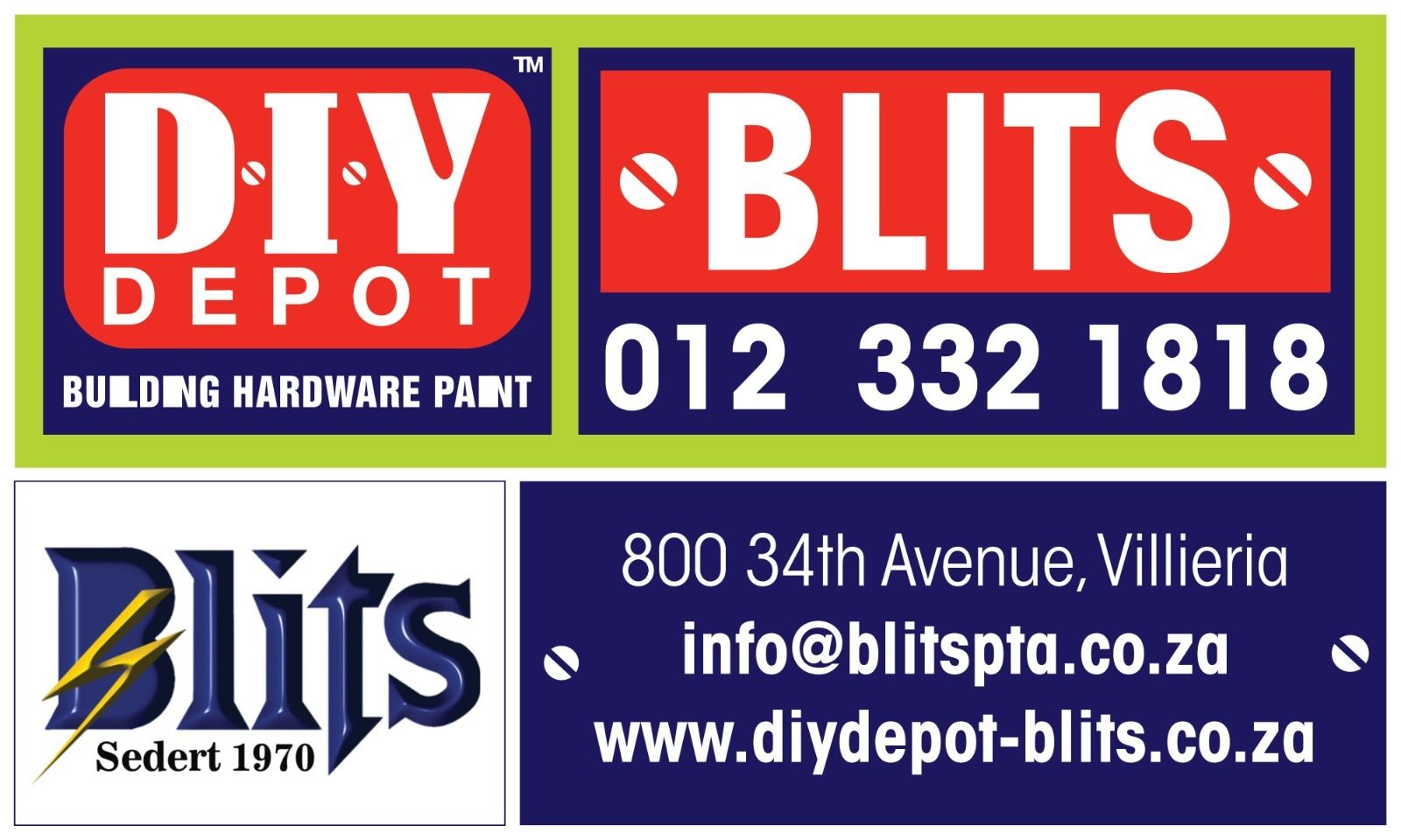 Blits Elektrisiëns TV en Hardeware / t/a DIY Depot Blits 